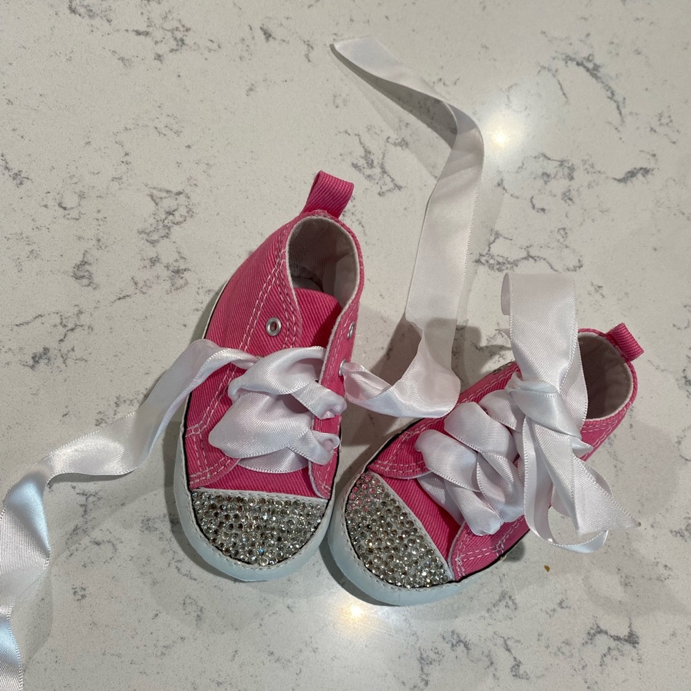 Pink Baby Converse - Picture 3 of 7